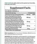 Nature's Bounty Ginseng Complex Herbal Health Capsules 75 Ea (Pack Of 2)