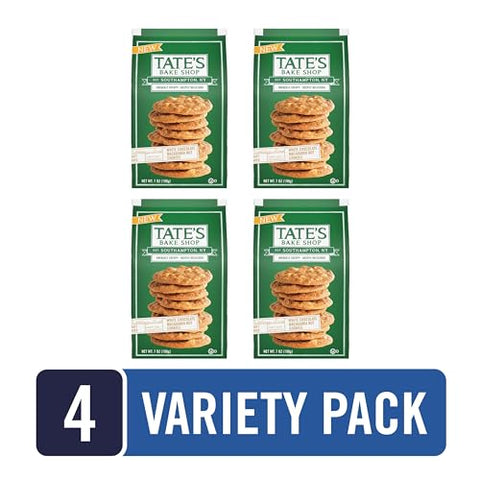 Tate's Bake Shop White Chocolate Macadamia Nut Cookies, 4-7 oz Bags