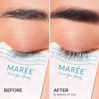 Maree Lash Serum For Eyelash Growth Advanced Eyelash Serum To Grow Lashes & Brows Hyaluronic Acid Biotin Peptides & Vitamins For Thicker Longer Eyelashes And Eyebrows Suero De PestaÃƒÂ±as