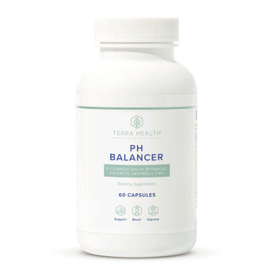 Terra Health Essentials Ph Balancer | Restore Optimal Ph Balance | Maintain Stomach Acid Balance (1 Bottle, 30 Capsules)