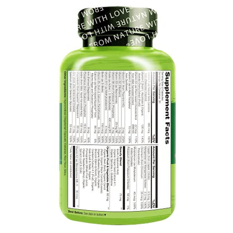 Naturelo Whole Food Beauty Multivitamin 60 Count Collagen Peptide Powder 45 Servings