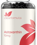 Algae Based Astaxanthin Supplement - Rapid Release Astaxanthin 10Mg Non-Gmo Super Potent Antioxidant And Carotenoid For Skin Immunity And Eye Health Support - Made In A Cgmp Us Lab (6 Month Supply)
