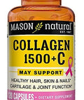 Mason Natural Collagen Plus Vitamin C 1480 Mg 120 Capsules
