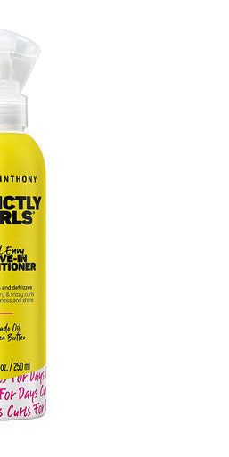 Marc Anthony Leave-In Conditioner, Strictly Curls - Shea Butter, Vitamin E & Avocado Oil Softens & Defines Coarse Curls - Sulfate-Free Anti-Frizz Styling Product For Curly, & Wavy Hair