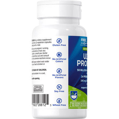 Rite Aid Probiotic 50 Billion Capsules - 60 Count, Restoring Good Bacteria, Colon Health, Daily Colon Health Probiotic, Mens