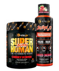 Alpha Lion Stubborn Fat Loss Stack Superhuman Burn Pre Workout Burn2O Liquid L-Carnitine 2000Mg (Shredberry) Thermogenic Fat Burner & Energy Supplement For Men And Women