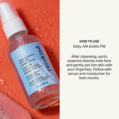 Cocokind Glow Essence With Sea Grape CaviarHydrating Primer And Facial MistFacial Moisturizer With Sea BuckthornLinoleic AcidAnd Vitamin E