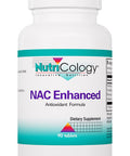 Nutricology NAC Enhanced Supplement - N-Acetyl-L-Cysteine, Glutathione Precursor, Supports Immune Function, Mucus Clearance - 90 Count