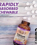 Bluebonnet Nutrition Calcium Magnesium Plus Vitamin D3 Earthsweet Bone Health & Muscle Relaxation Soy Gluten Kosher Dairy 90 Vanilla Flavored Chewable Tablets