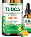 Sept Yan Tudca Supplement 1200Mg Liquid Drops Liver Supplement With Tudca Nac Milk Thistle Seed And Dandelion For Liver Support And Gallbladder Cleanse & Repair Sugar-Free Vegan Lemon Flavor 2 Fl Oz