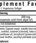 Bluebonnet Natural Omega3 Vegetarian Dha Vegetarian Softgels 200 Mg 60 Count ('743715009097)