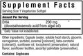 Bluebonnet Natural Omega3 Vegetarian Dha Vegetarian Softgels 200 Mg 60 Count ('743715009097)