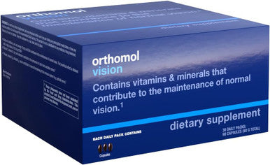 Orthomol Vision 30-Day Supply Comprehensive Eye Health Supplement with Micronutrients to Support Vision & Eye Wellness