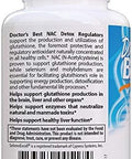 Doctor'S Best Nac Detox Regulators With Seleno Excell Nongmo Vegetarian Gluten&Soy 180 Veggie Caps 180Count