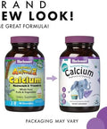 Bluebonnet Super Earth Rainforest Animalz Calcium Magnesium And Vitamin D3 Chews Natural Vanilla Frosting White 90 Count