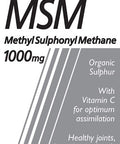 HealthAid MSM 1000mg - 90 Vegetarian Tablets