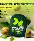 Lesweet Monk Fruit Sweetener 16 oz and Lesweet Classic Zero Calorie Sweetener, Erythritol Sweetener with Stevia Extract 16 oz
