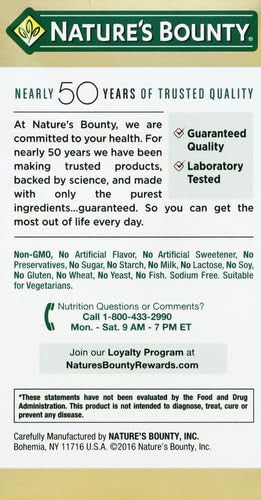 Nature's Bounty Active Mind Supports Focus By Assisting With Attention Cognizin 1000Mg 60 Coated Caplets