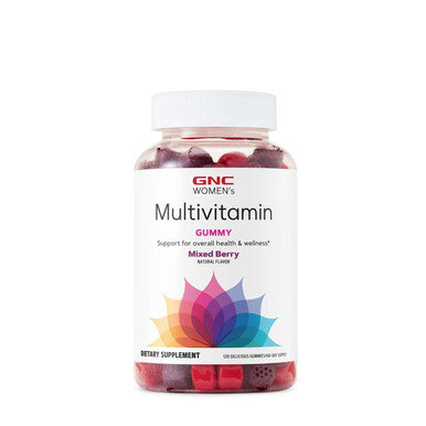 Gnc Women'S Multivitamin Gummy Supplement Daily Vitamin Mixed Berry Flavor 120 Gummies