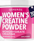 Havasu Nutrition Creatine For Women - Formulated For Women - 3G Micronized Creatine Monohydrate Per Serving To Support Energy Lean Muscle Mass And Mental Clarity - Unflavored Vegan Non-Gmo 100 Servings