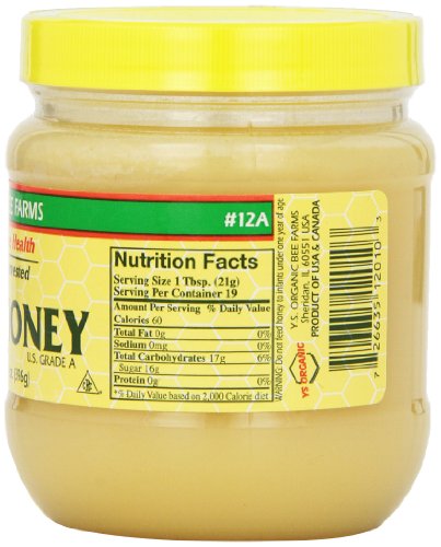 YS Organic Bee Farms - Healthy Honey (Raw), 14 oz