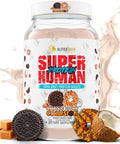 Alpha Lion Superhuman Whey Protein Powder Great Tasting Pure Whey Protein Isolate Low Carb Low Sugar No Bloat Post Workout Muscle Recovery & Growth (28 Servings Pb & Gains)