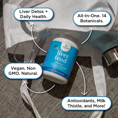 Nbpure Liver Fend Liver Detox And Cleanse Milk Thistle And Liver Support Supplement 90 Count