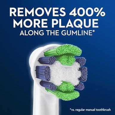 Oral-B Electric Toothbrush Brush Heads Precision Clean White + 2 Daily Clean White 1 Count