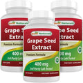 Best Naturals Grape Seed Extract 400 Mg Veggie Capsule 120 Count