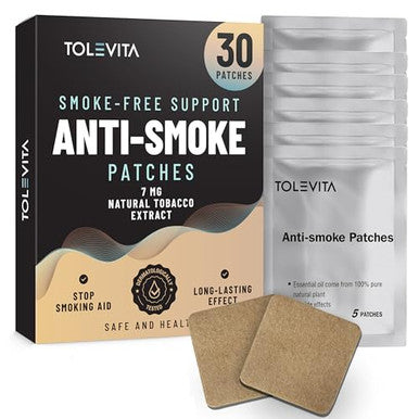 Tolevita Anti Herbal Patches Beige 7 Mgquit To Help Reduce Cravingsherbal Stop Aid For A Healthier Lifestyle 30 Patches