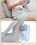Back Massager Pillow With Heat And Deep Tissue Kneading For Body Pain Relief, Which Can Relax Waist, Shoulder And Foot, Easily Relieve Pressure At Home