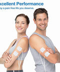 EasyaHome Easya Home Tens Unit Muscle Stimulator Electronic Pulse MassagerEms Tens MachinePain Relief Therapy Pain Management DeviceBacklit Lcd Display Otc Home Use - Fsa Eligible Handheld Ehe010