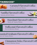 Starbucks K-Cup Coffee Pods, Flavored Hot or Iced Coffee, Variety Pack, 60 Keurig Pods