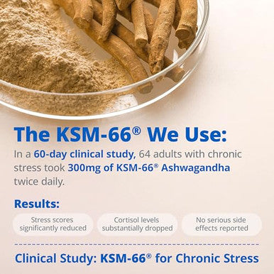 Lincnutri Ksm-66 Ashwagandha Supplements Extra Strength Ashwagandha Root Extract 10-In-1 Adaptogen Complex For Cortisol Stress Relief Boost Energy & Immune Support 60 Vegan Gluten-Free Capsules