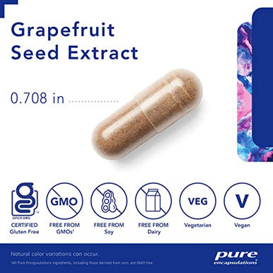 Pure Encapsulations Grapefruit Seed Extract 250 mg 60 vcaps