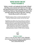 Mario Badescu Rose Hand Cream With Vitamin E For Men And Women Non-Greasy Light And Fast-Absorbing Hand Cream For Dry Cracked Hands Ideal For All Skin Types 3 Oz