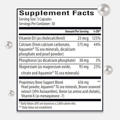 Expert Remedies Marine Calcium Bone Density Supplement 35X Absorbable Pearl Calcium &