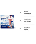 Ensure Original Strawberry Nutrition Shake 8 Fl Oz 16 Count