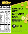 Honey Stinger Caffeinated Energy Chews - 12-Pack Stingerita Lime One Size