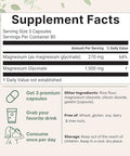 Micro Ingredients Triple Strength Magnesium Glycinate 1500Mg Per Serving 240 Capsules 500Mg Per Capsule Easily Absorbed Chelated Magnesium Elemental Form Healthy Muscle Bones & Mood Support Non-Gmo
