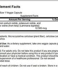 Swanson Triple Iodine Complex-Natural Supplement for Vital Thyroid Support-Promotes Metabolic Function Increased Red Blood Cell Production & Heart Health-(60 Veggie Capsules 12.5mg Each) 1 Pack