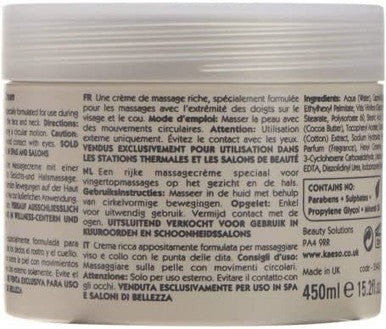 Kaeso Facial Massage Cream Enriched with Vitamin E 450 ml