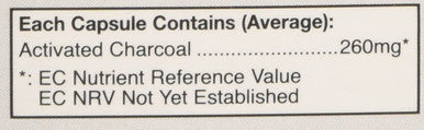 Health Aid Gastone (Activated Charcoal) 60 Capsules