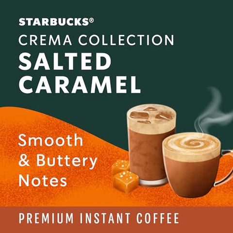Starbucks Crema Collection Salted Caramel Instant Coffee, 3 Tins 7.12 oz