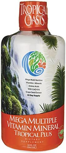 Tropical Oasis, Tropical Plus Multivitamin Mineral, 32 Fl Oz