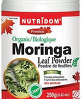 Nutridom Organic Moringa Leaf Powder 250g, Non-GMO, Natural, No Additives, Provides antioxidants, Product of Canada