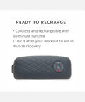 Homedics Gentle Touch Gel Cordless Neck & Body Massager With Heat, All-Over Body Use, Gel Nodes, Compact Design, Post-Workout Recovery, 50-Min Runtime, Inward And Outward Kneading, Removable Straps