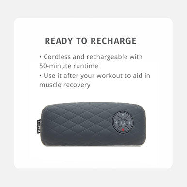Homedics Gentle Touch Gel Cordless Neck & Body Massager With Heat, All-Over Body Use, Gel Nodes, Compact Design, Post-Workout Recovery, 50-Min Runtime, Inward And Outward Kneading, Removable Straps