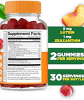 Lifeable Lutein And Zeaxanthin Gummies Great Tasting Lutein And Zeaxanthin Supplements For Eyes Vegan And Non Gmo Eye Health Gummies 60 Count