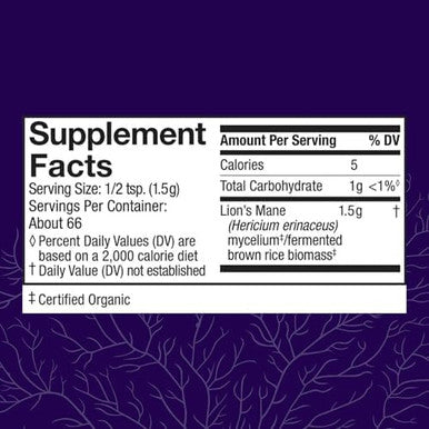 Host Defense Bundle With Lion'S Mane Powder 3.5 Oz & Turkey Tail Mushroom Powder 3.5 Oz Support Brain Health Memory & Focus Support Digestive & Immune Health